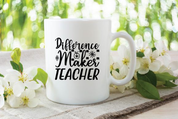 Difference Maker Teacher SVG for Graphics and Crafts