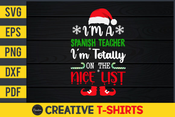 I'm a Spanish Teacher Graphics & Print Templates