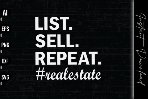 List Sell Repeat Graphics & Print Templates Review