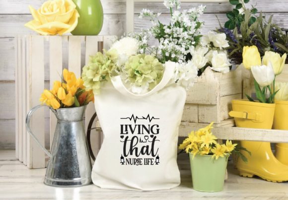 Living That Nurse Life SVG: Graphics for Crafts & Blogs