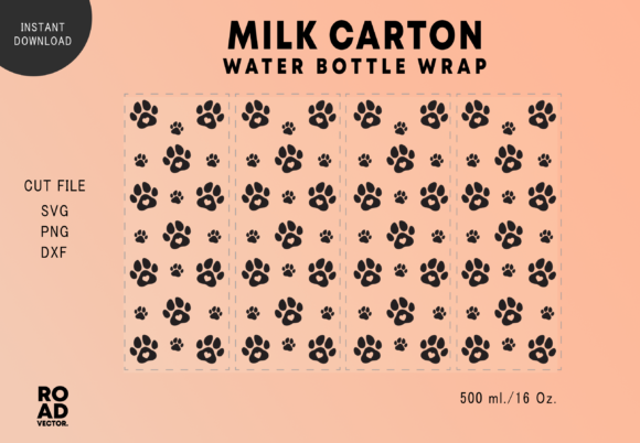 Love Dog Cat Paw Seamless Pattern Wrap: Graphics & Print Templates Review