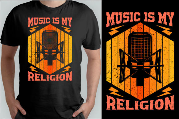 Music T-Shirt Design: Graphics for Editorial Content