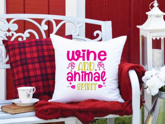 Wine and Animal Spirit SVG: Graphics for Crafts